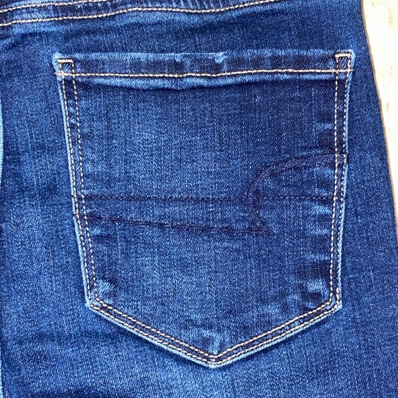American Eagle Outfitters Super Stretch High-Waisted Jegging in Brilliant Blue 2 - Picture 13 of 13